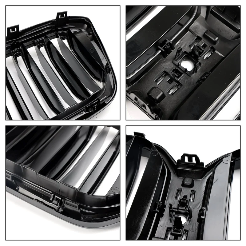 Calandre Noir Brillant BMW X3 X4 G01 G02 2022-2023