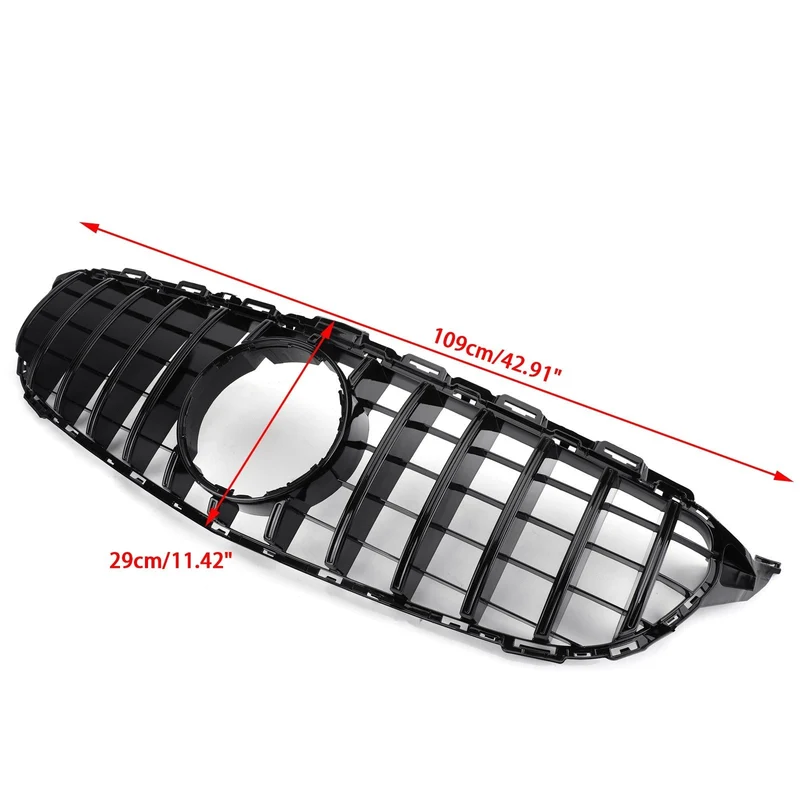 Grille Style GTR Mercedes Classe C W205 C250 C300 2015-2018