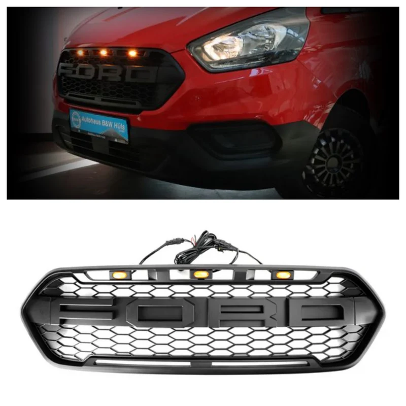Grille Style Raptor 3 LED Ford Transit Custom 2018-2023