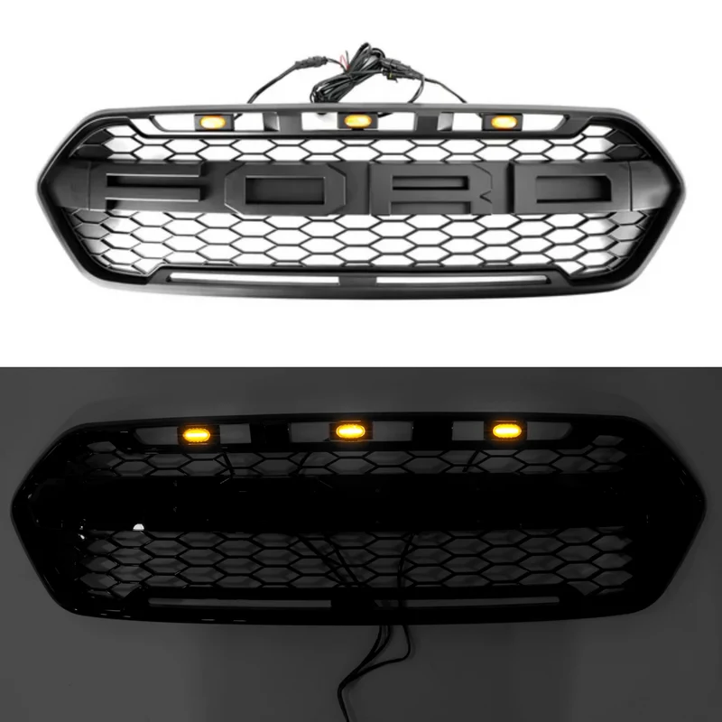 Grille Style Raptor 3 LED Ford Transit Custom 2018-2023
