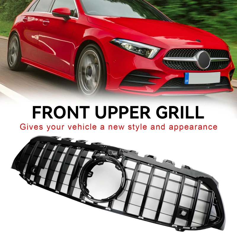 Grille Pare-Chocs Style GT Noir Mercedes Classe A W177
