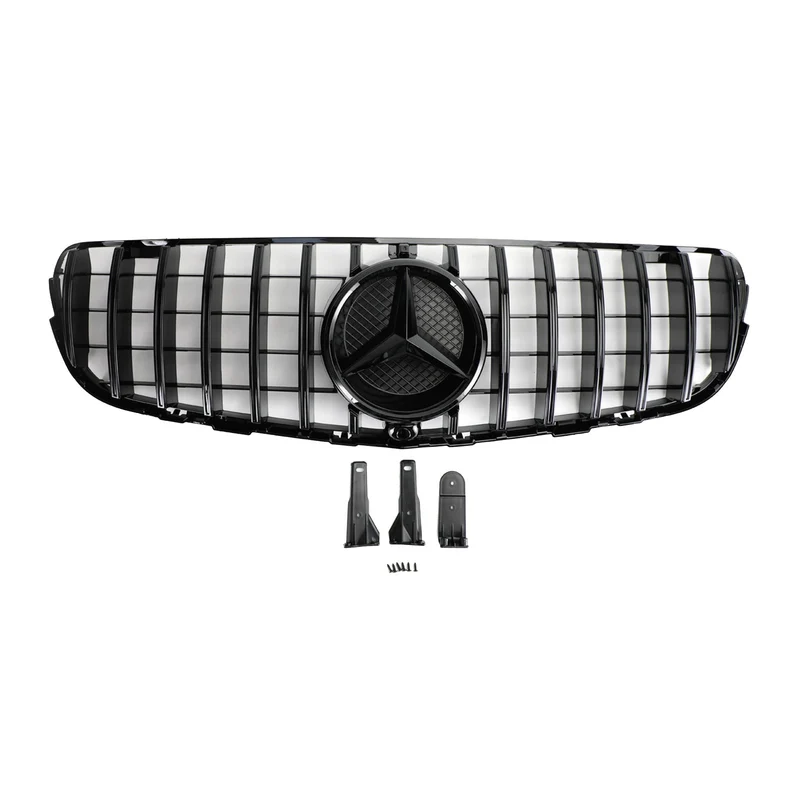 Grille Pare-Chocs Mercedes GLC W253 Noir Brillant 2015-2019