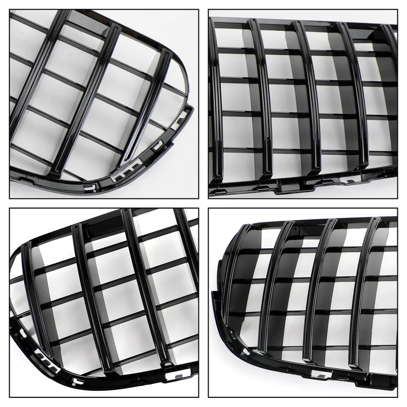 Grille Pare-Chocs Mercedes GLC W253 Noir Brillant 2015-2019