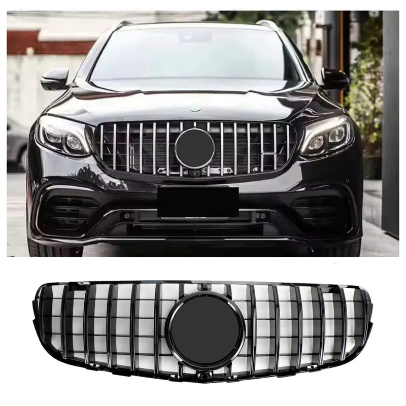 Grille Pare-Chocs Mercedes GLC W253 Noir Brillant 2015-2019