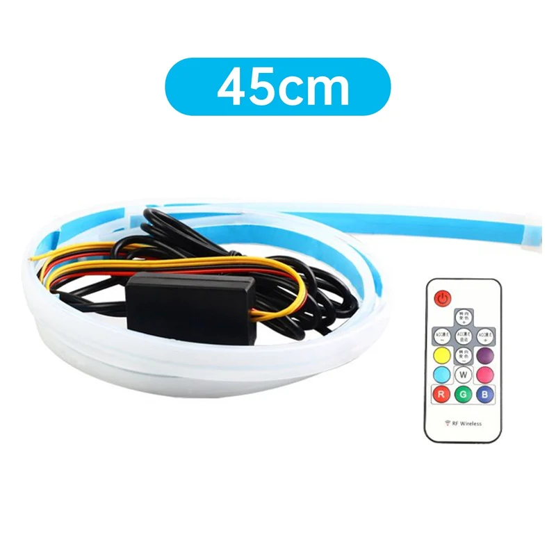 Phare LED Ultra Fin Irisé Télécommande 45cm