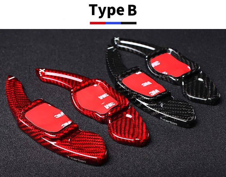 Extensions Palettes Volant Carbone VW Golf 6 7 CC Scirocco