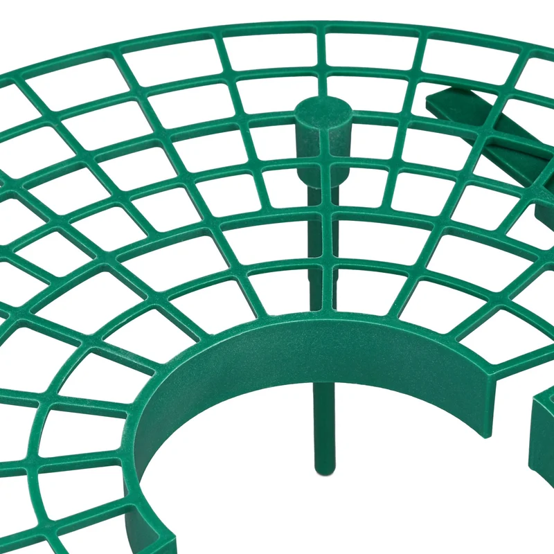 Lot de 10 supports pour fraises en plastique modulables 15 x 10 x 10 cm pour récolte abondante en plastique vert 13_0015395