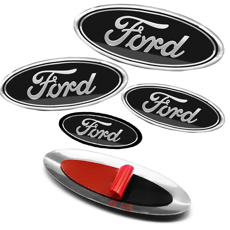 Logo Ford Noir Badge Insigne Calandre 3D