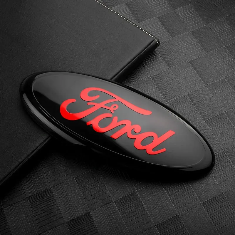 Logo Ford Noir Badge Insigne Calandre 3D