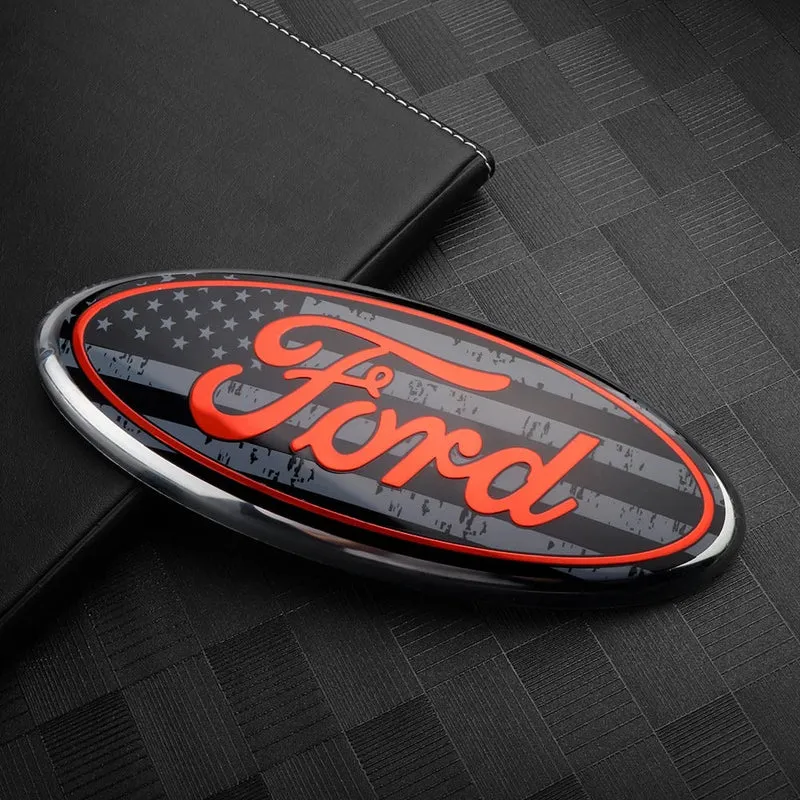 Logo Ford Noir Badge Insigne Calandre 3D