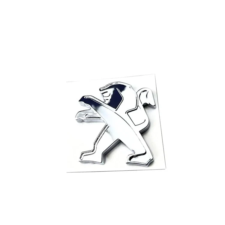 Logo Peugeot 3D Autocollant Volant Coffre Calandre
