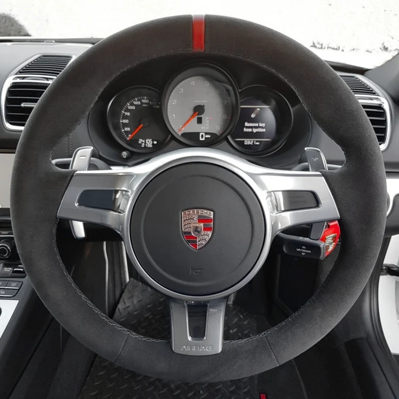 Couvre Volant Porsche 911 991.1 Alu Surpiqûres