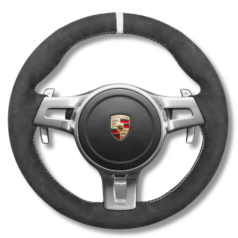 Couvre Volant Porsche 911 991.1 Alu Surpiqûres