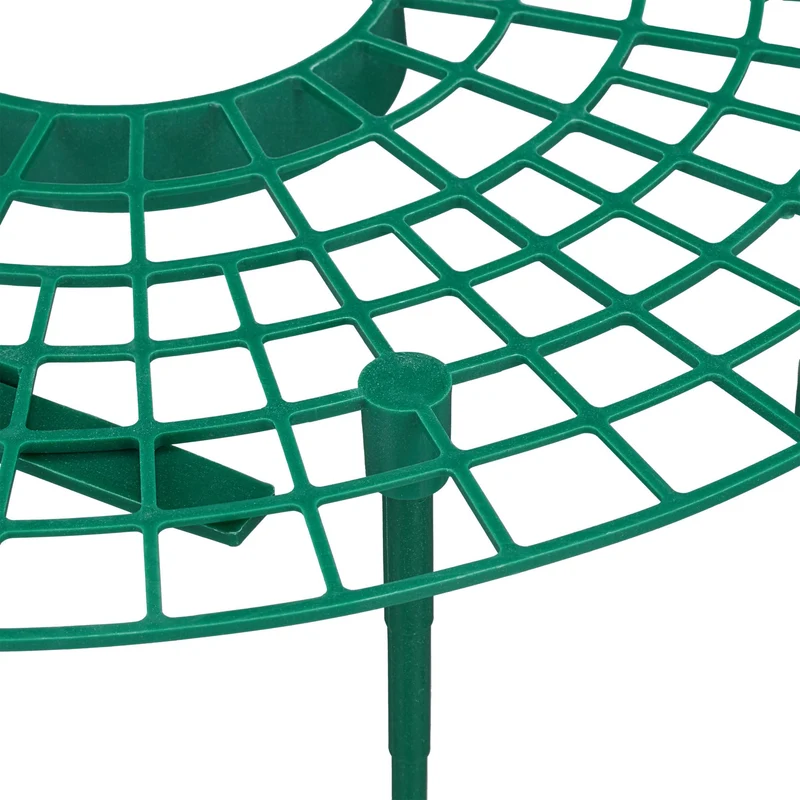 Lot de 20 supports pour fraises simples pratiques jardinage 20 x 20 x 15 cm en plastique noir 13_0015324