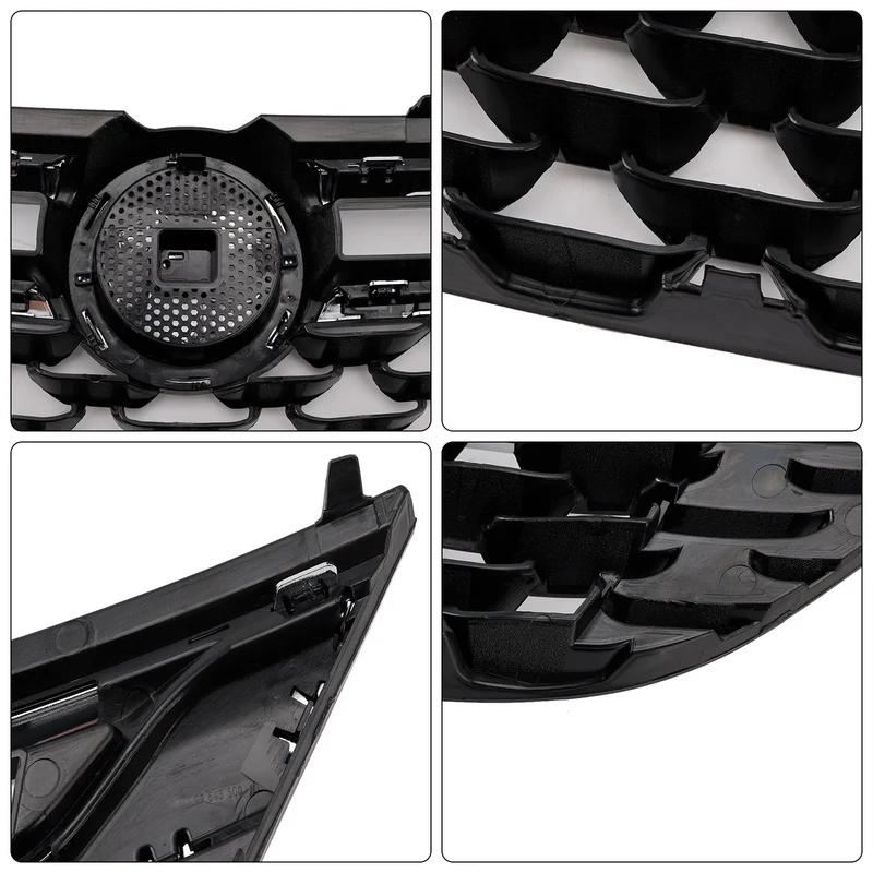 Grille Pare-Chocs Avant Noire Chromée Opel Astra K 2015-2019