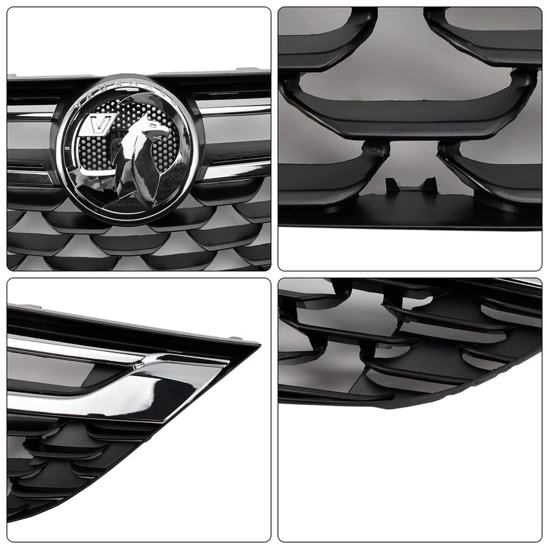 Grille Pare-Chocs Avant Noire Chromée Opel Astra K 2015-2019