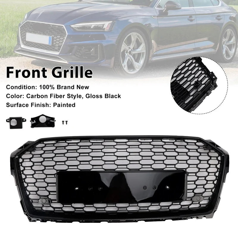 Calandre Nid Abeille Style RS5 Audi A5 S5 B9 2017-2019