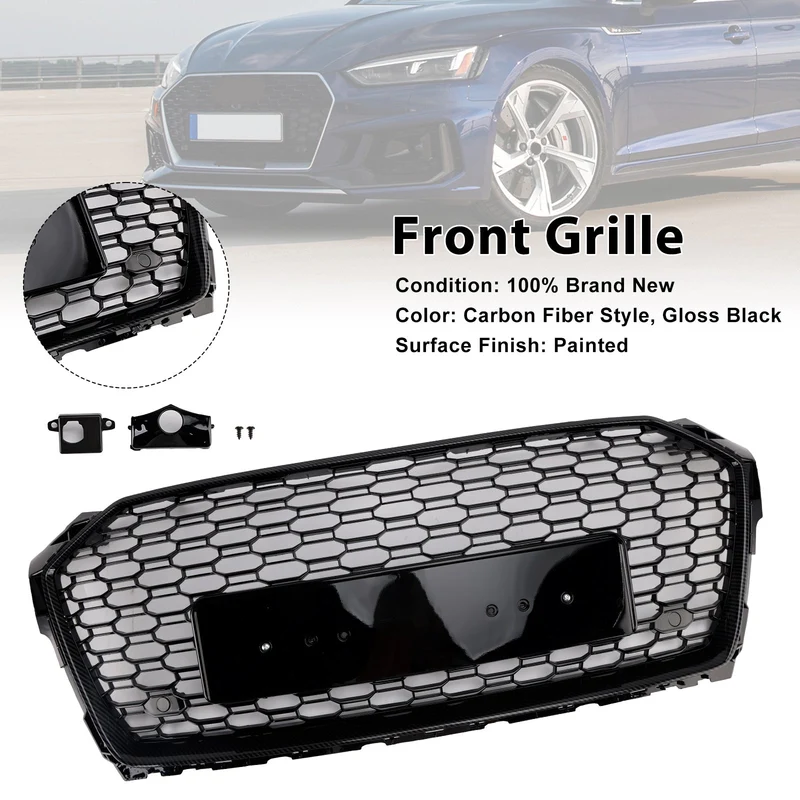Calandre Nid Abeille Style RS5 Audi A5 S5 B9 2017-2019