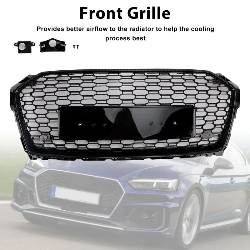 Calandre Nid Abeille Style RS5 Audi A5 S5 B9 2017-2019