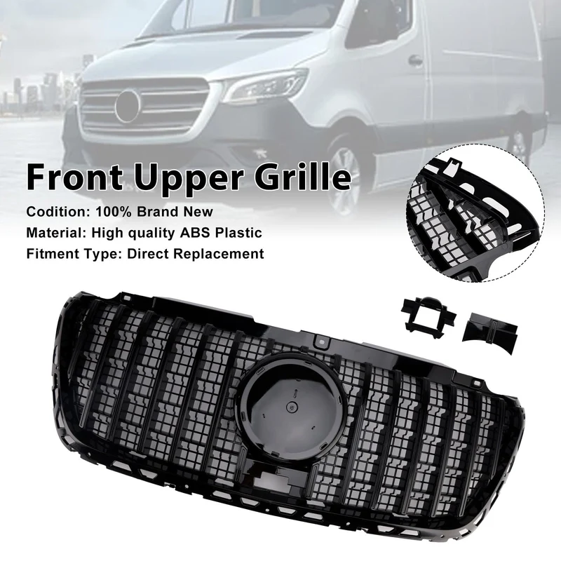 Grille Pare-Chocs Style GTR Mercedes Sprinter W907 W910 2018-2023