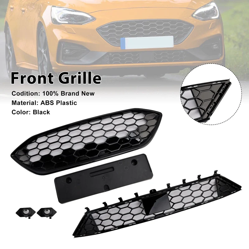 Grille Pare-Chocs Noir Ford Focus ST ST-Line MK4 2018-2021