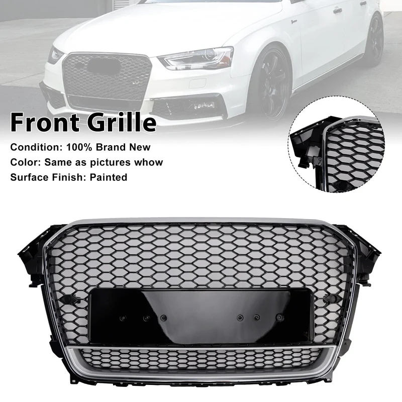 Grille Pare-Chocs Style RS4 Audi A4 S4 B8.5 2013-2016