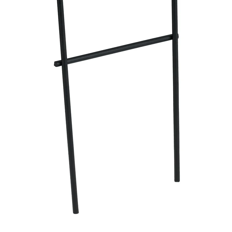 Lot de tuteurs à plantes en métal robuste 79 x 35 x 1 cm pour jardin support pratique en noir 13_0016835