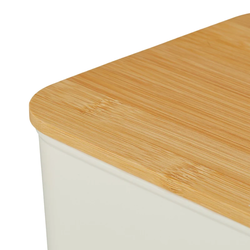 Lot de 2 bacs de rangement pratique empilables salle de bain bureau 16 x 26 x 17,5 cm en plastique naturel 13_0016852