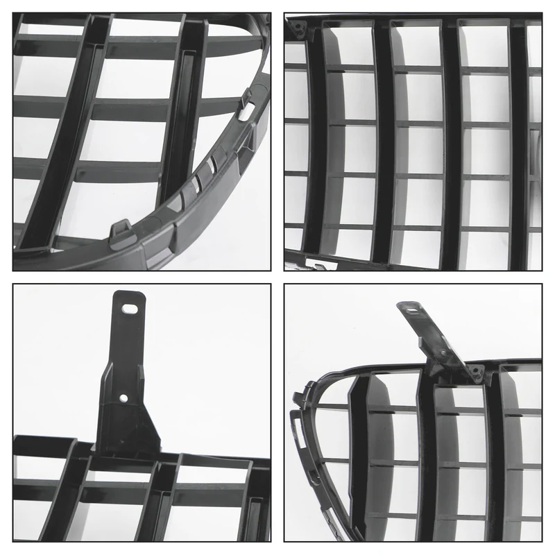 Grille Avant Noir Brillant Mercedes-Benz GLC Classe X253 2015-2019