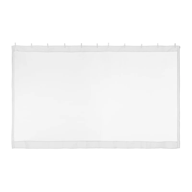 Moustiquaire extensible pour pavillon 3 x 3 m protection contre insectes design pratique en polyester blanc 13_0010679