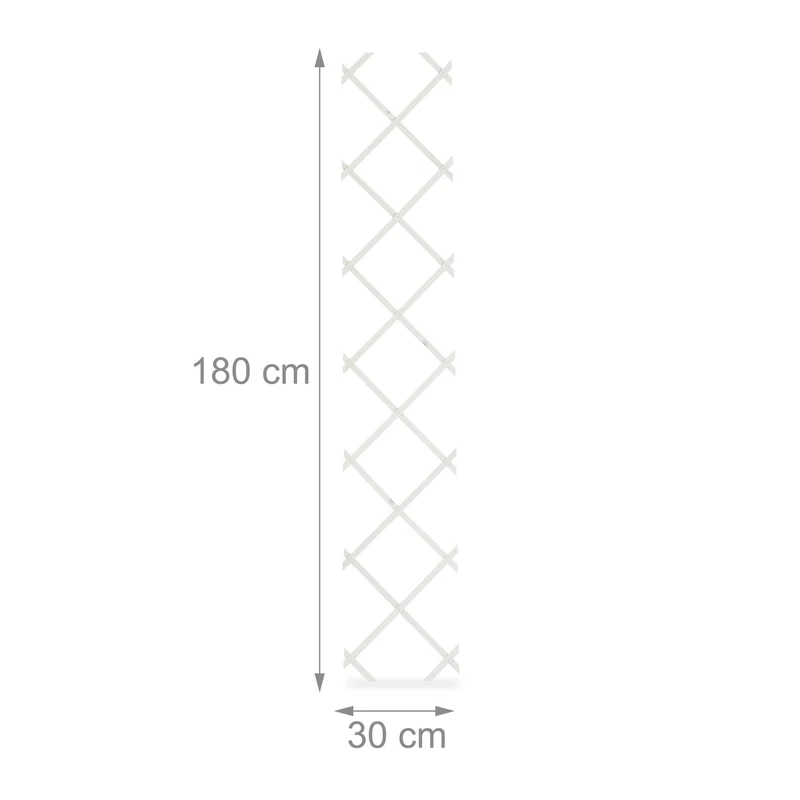 Lot de 3 tuteurs extensibles pour plantes grimpantes jardin 180 x 30 x 1 cm en bois de sapin naturel 13_0016866