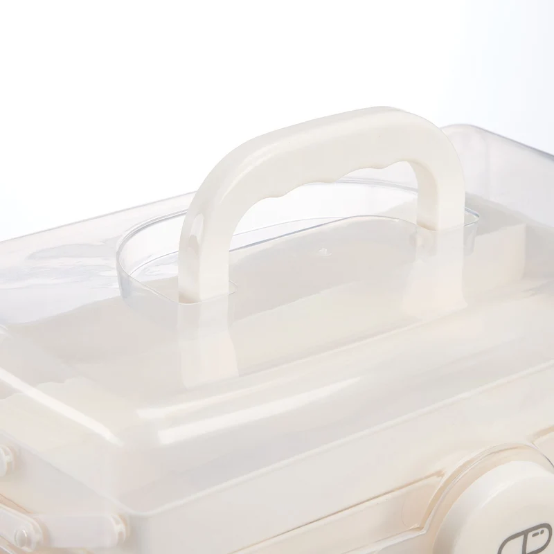 Trousse de premiers secours pliable 30 x 20 x 10 cm pour médicaments pratique et transportable en polyester rouge 13_0017353