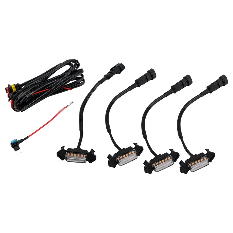 Kit LED Calandre Toyota Tacoma 2016-2023 Lentille Transparente Ambre
