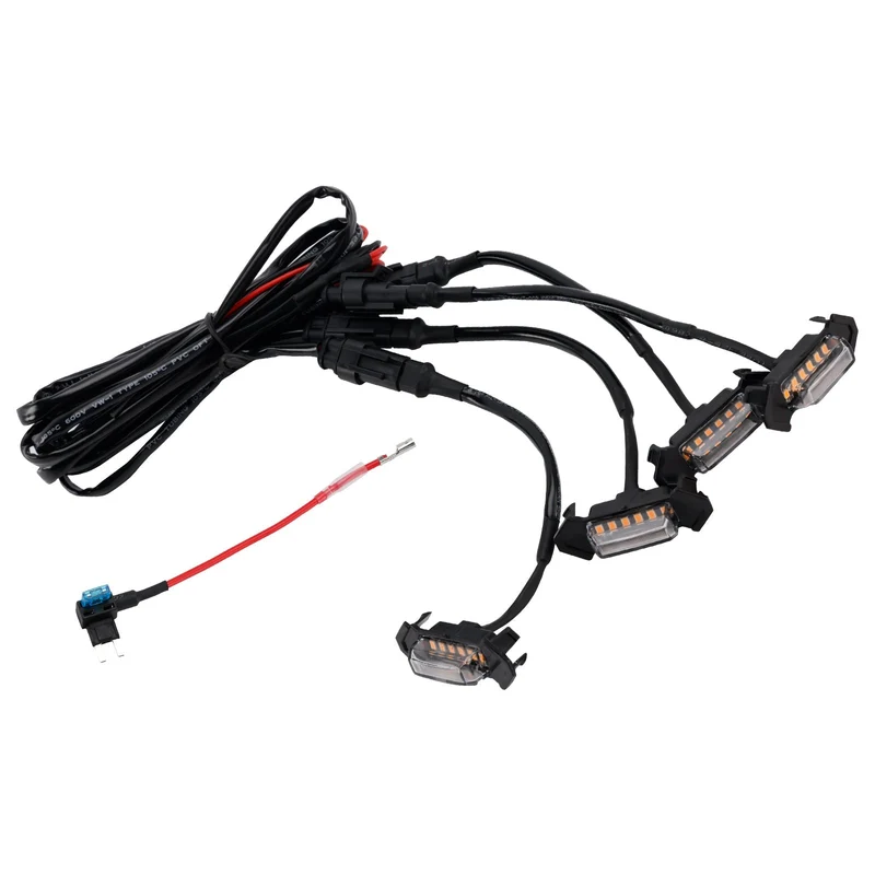 Kit LED Calandre Toyota Tacoma 2016-2023 Lentille Transparente Ambre