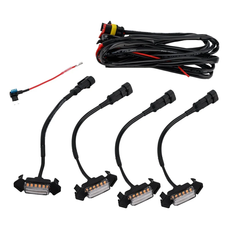 Kit LED Calandre Toyota Tacoma 2016-2023 Lentille Transparente Ambre