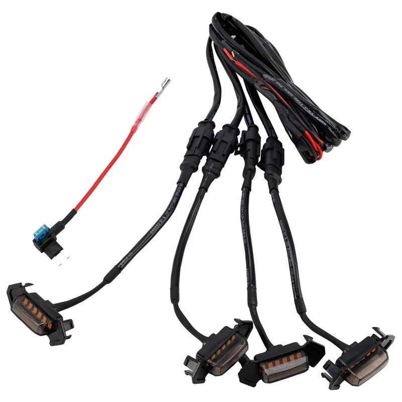 Kit LED Calandre Lentille Fumée Ambre Toyota Tacoma 2016-2023