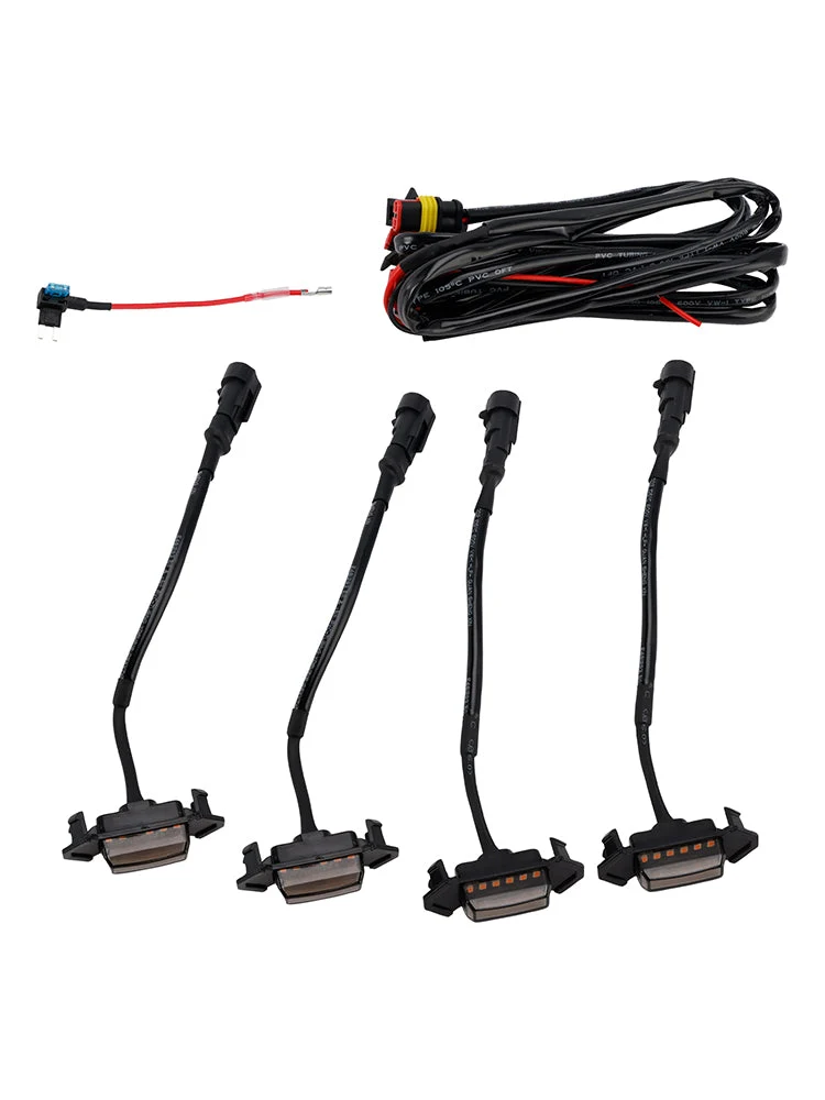 Kit LED Calandre Lentille Fumée Ambre Toyota Tacoma 2016-2023