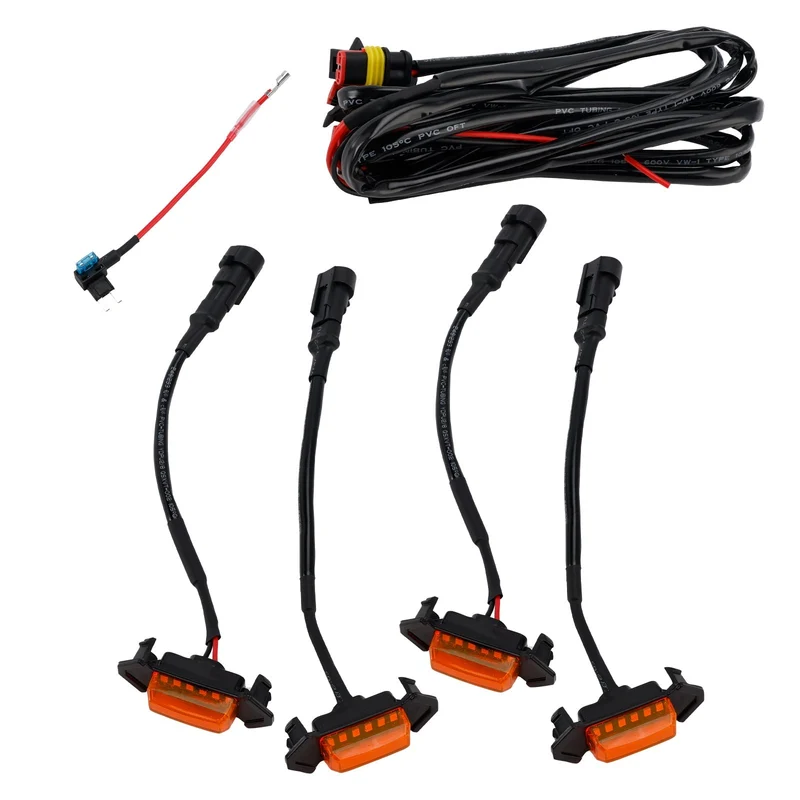 Kit Éclairage LED Calandre Toyota Tacoma 2016-2023 Jaune Ambre