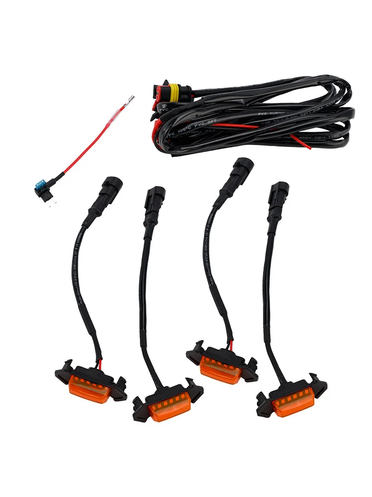 Kit Éclairage LED Calandre Toyota Tacoma 2016-2023 Jaune Ambre