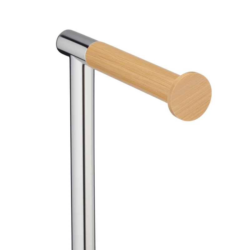 Serviteur WC à poser hygiénique 66,5 x 23 x 18 cm design moderne en acier inoxydable argenté 13_0015463
