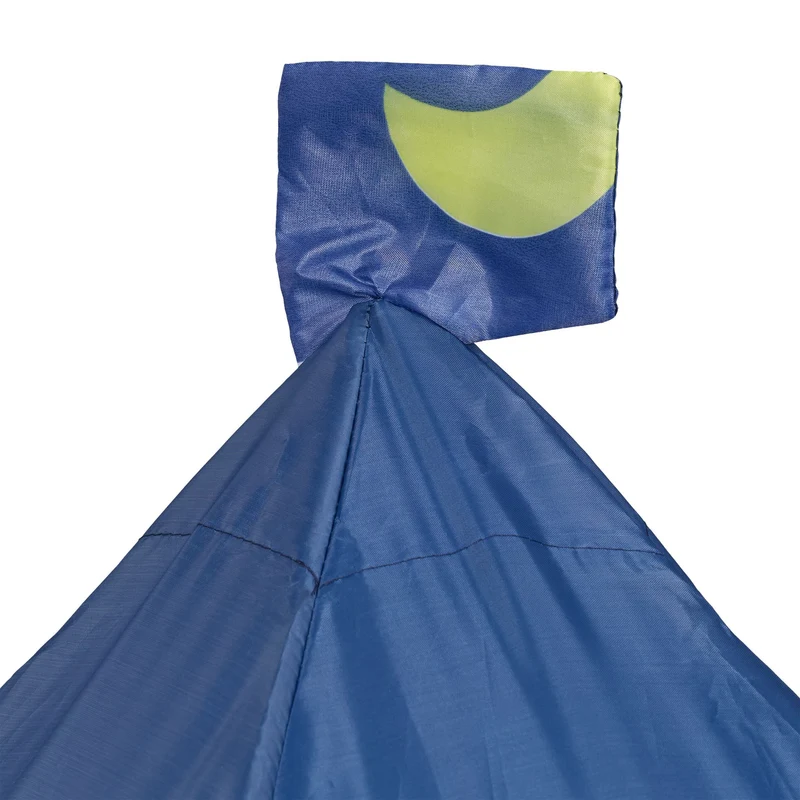 Tente pour enfants décorative espace jeux 120 x 120 x 150 cm design original ambiance cosy en polyester blanc 13_0015547