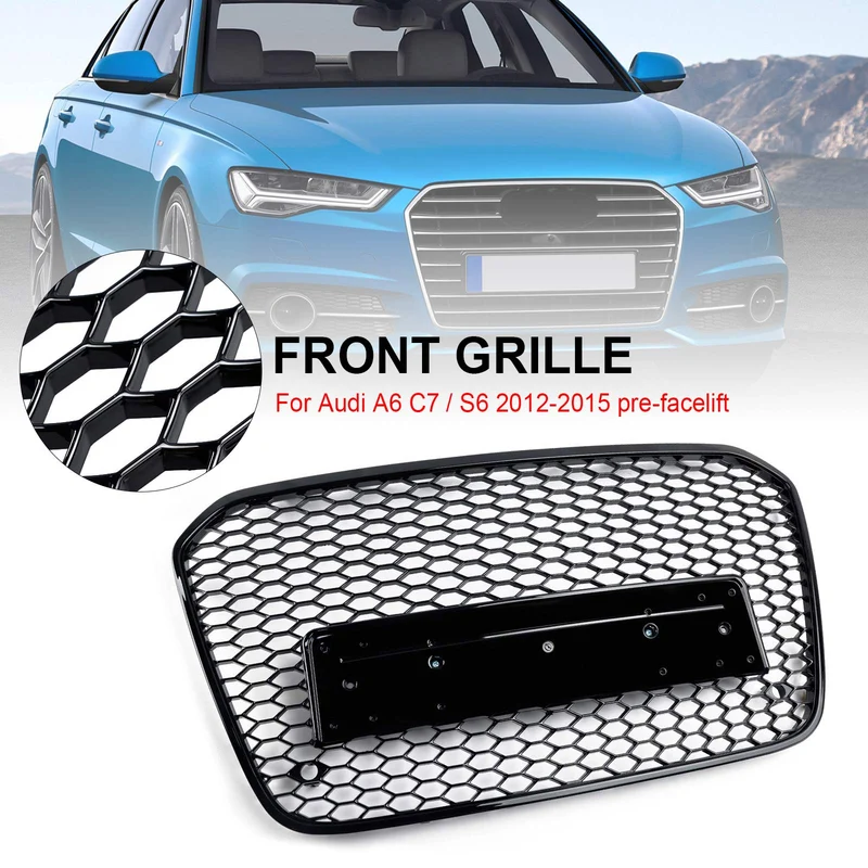 Grille Avant Style RS6 Nid Abeille Audi A6 C7 S6 2012-2015