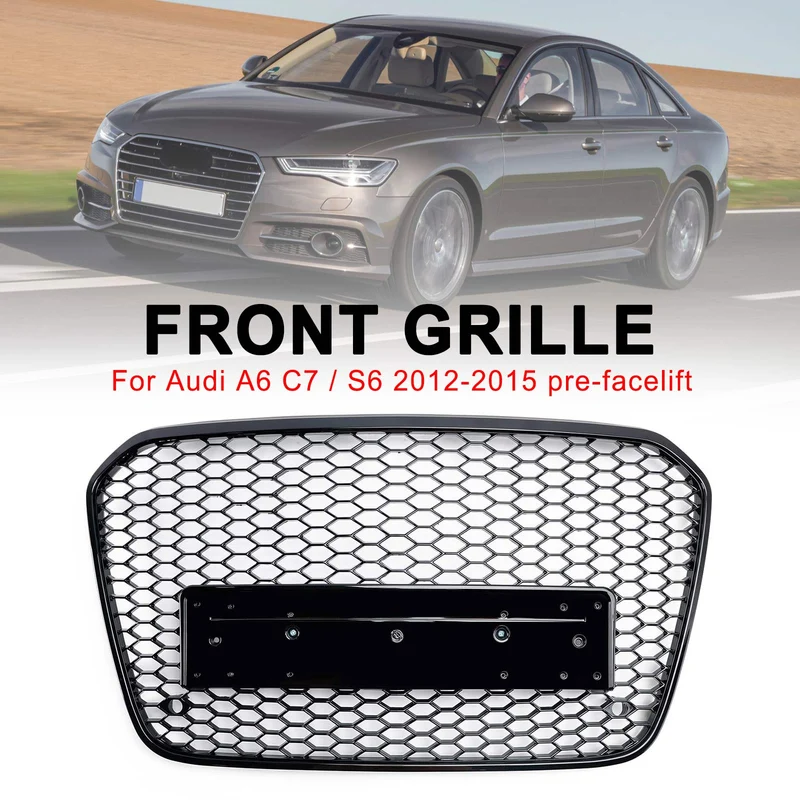 Grille Avant Style RS6 Nid Abeille Audi A6 C7 S6 2012-2015