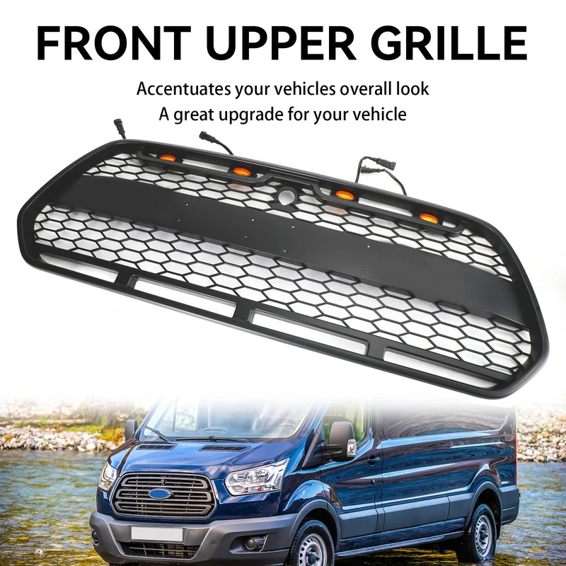Calandre Noir Mate LED Ford Transit MK8 Raptor 2015-2018