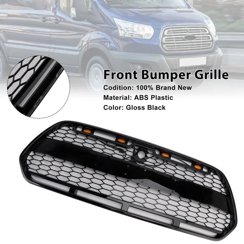 Grille Pare-Chocs Noir LED Ford Transit MK8 Raptor 2015-2018