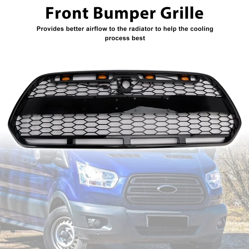 Grille Pare-Chocs Noir LED Ford Transit MK8 Raptor 2015-2018
