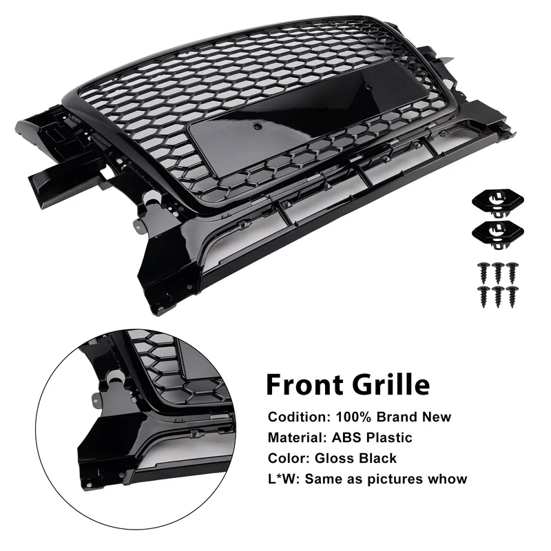 Grille Pare-Chocs Noir Brillant Audi Q5 2009-2012 OEM 8R0853651B