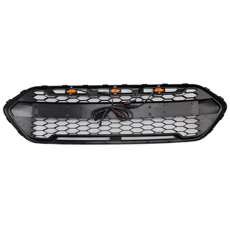 Calandre Noir Brillant 3 LED Ford Transit Custom Raptor 2018-2023