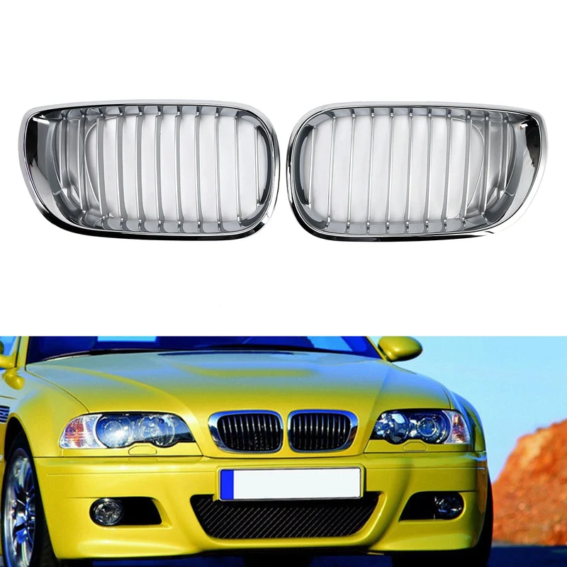Grille Calandre Avant Chromée BMW E46 4 Portes 2002-2005