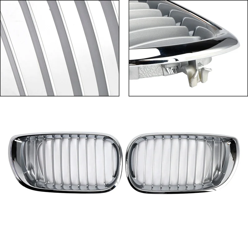 Grille Calandre Avant Chromée BMW E46 4 Portes 2002-2005